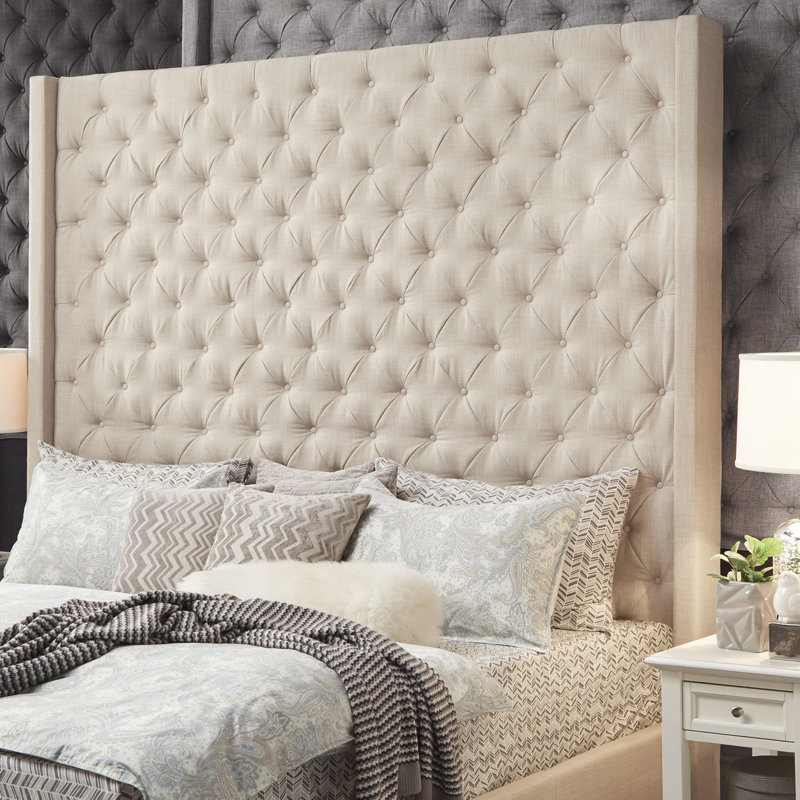 Neher Upholstered Wingback Headboard & Reviews Joss & Main